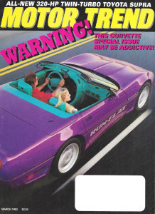 MOTOR TREND 1993 MAR - CORVETTE SPECIAL, M3, SUPRA-T*